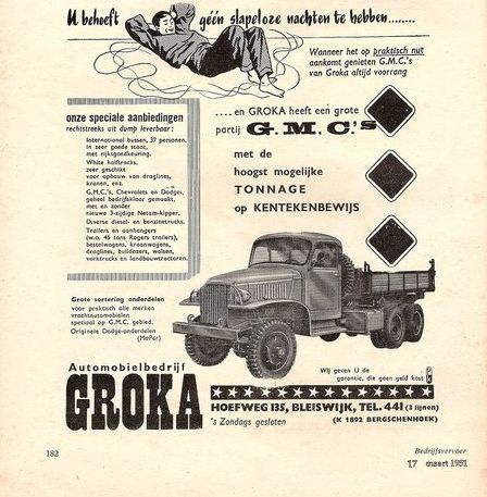 GMC surplus ad