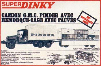 Advert GMC Dinky Toys nr 881