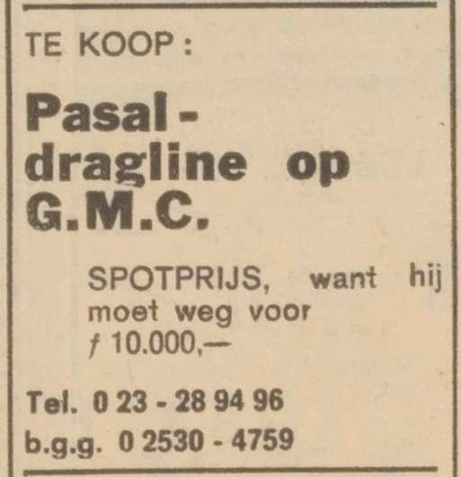 GMC surplus ad