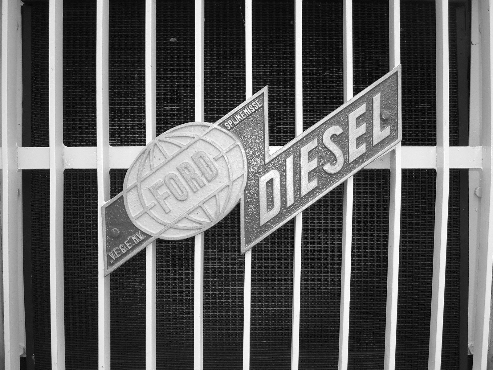 GMC with Ford diesel logo