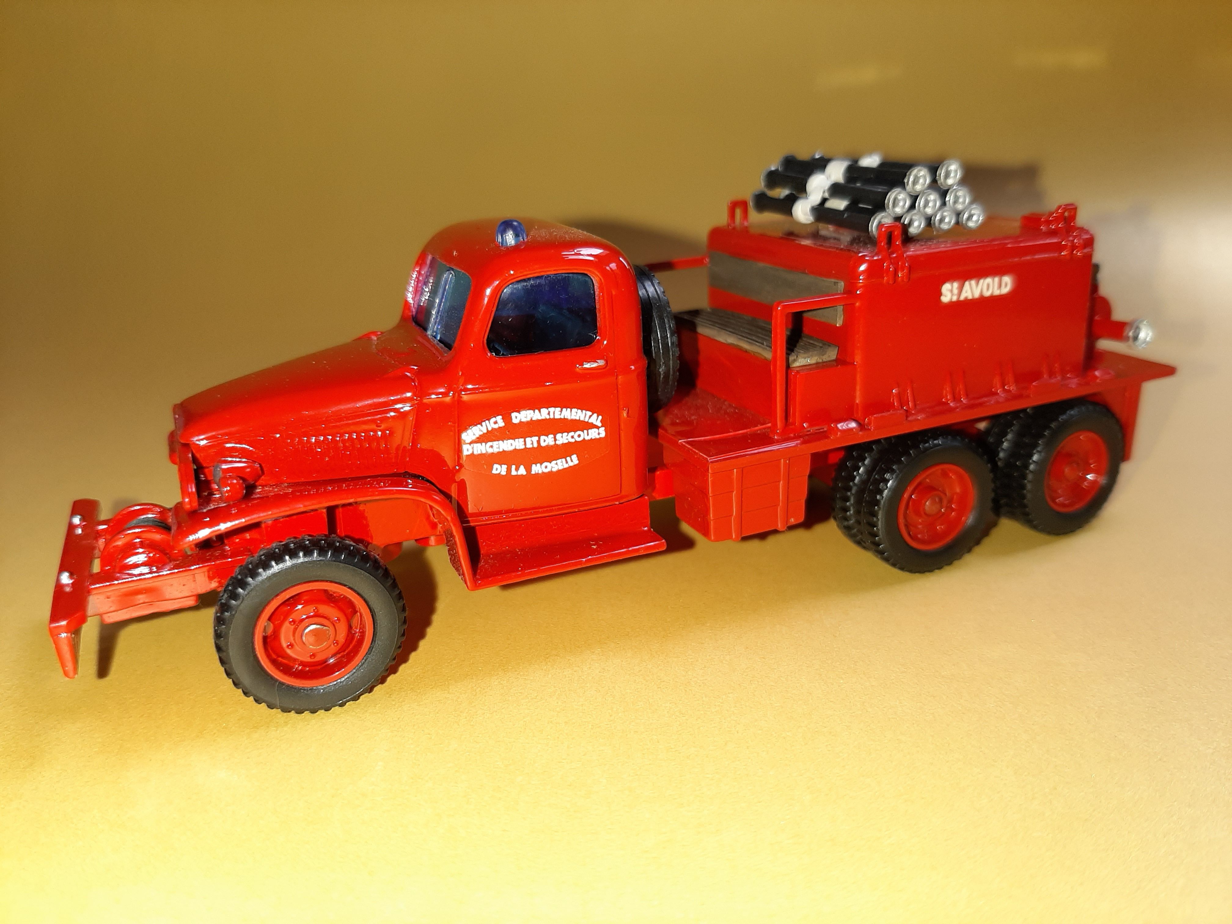 GMC in miniatuur brandweer